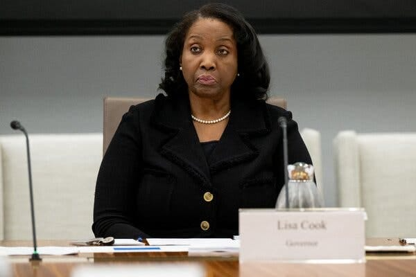 In Some Records, Fed Governor Lisa Cook Listed Atlanta Home as Secondary -  The New York Times