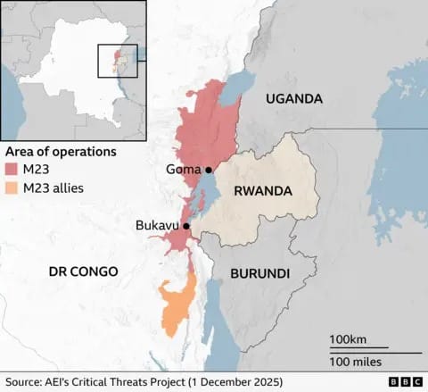 DR Congo's M23 conflict: What is the fighting about and is Rwanda involved?