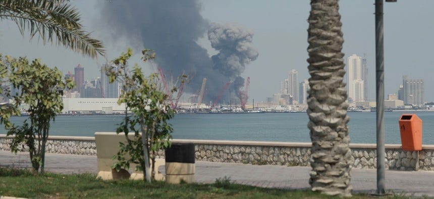 Iranian drones damage US Navy base in Bahrain; Americans evacuate - Defense  One